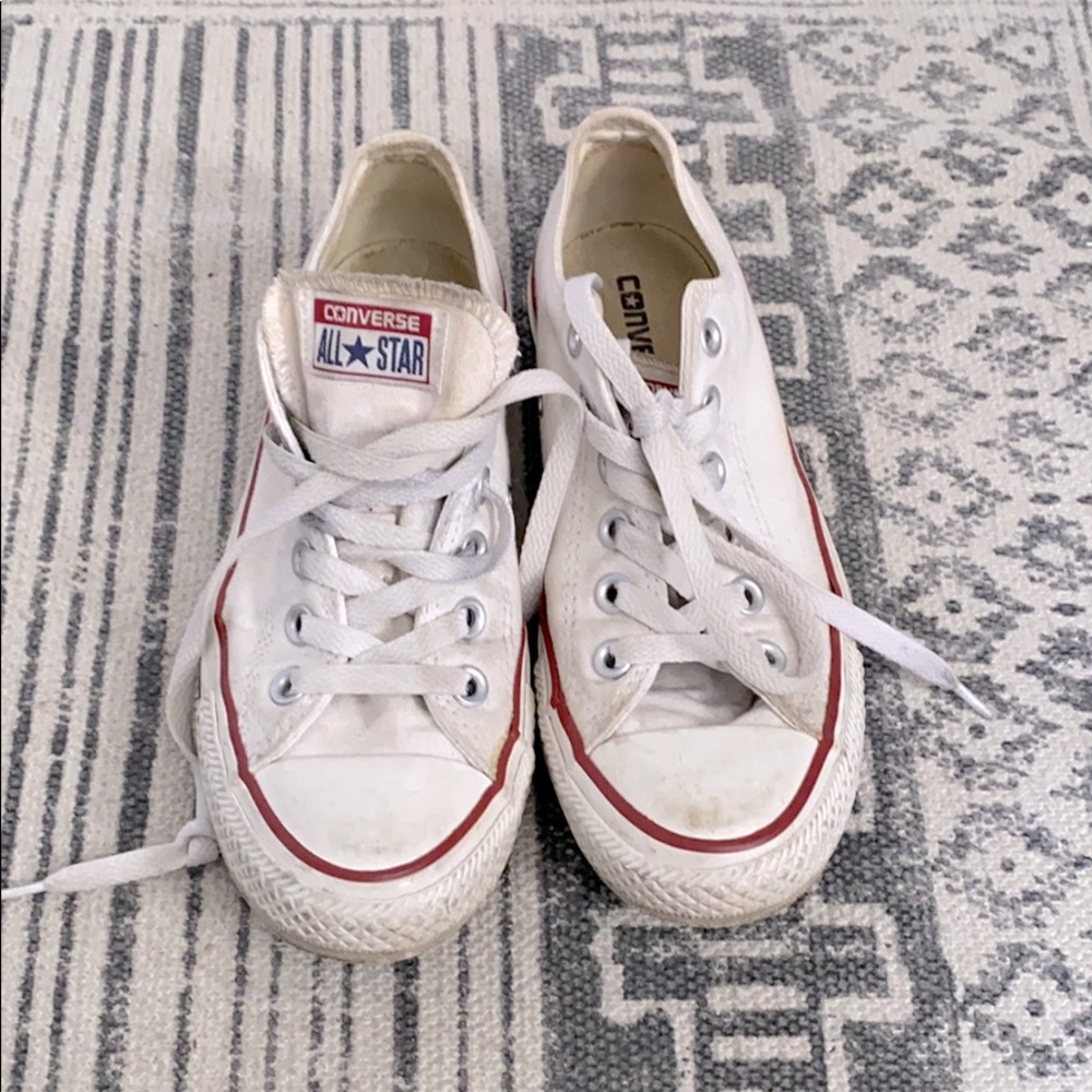 Converse white sneakers